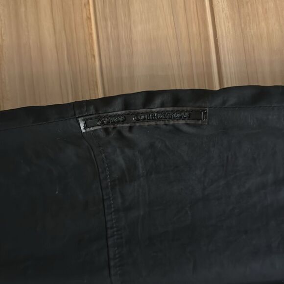 Vintage Guess Collection Size 2 Midi Length Side Tie Nylon Inside Slit Skirt - Picture 4 of 11